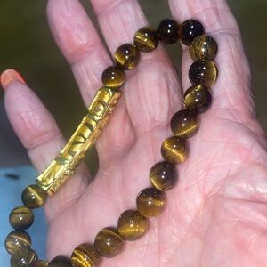 NWT Yellow Tiger Eye bracelet